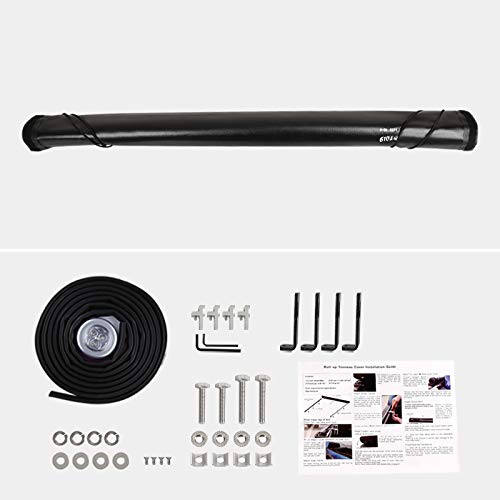Vinyl Roll Up Tonneau Cover Spec-D Tuning Compatible with Toyota Tacoma 6' Short Bed 2016-2019