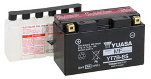YT7B-BS Yuasa YUAM62T7B Maintenance Free AGM Battery with Acid pack