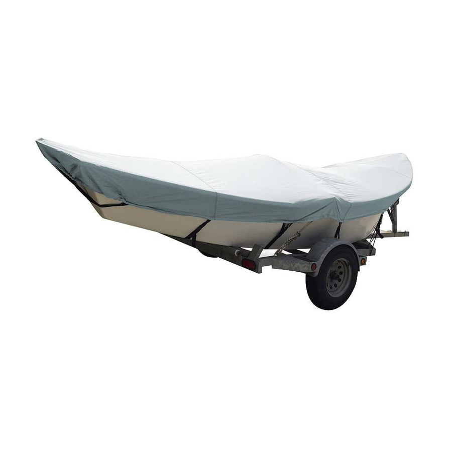 Poly-Flex II Carver Styled-to-Fit Boat Cover f/16' Drift Boats - Grey