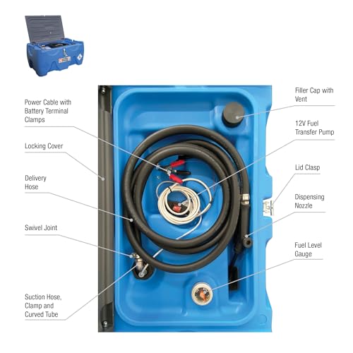 JDI-DEF40 JohnDow Industries 40-Gallon Low-Profile DEF Carrytank