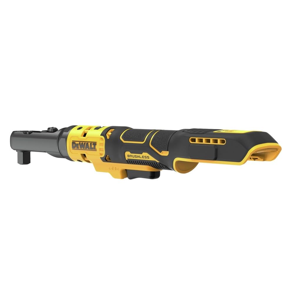 DEWALT 20V MAX XR Cordless Ratchet, Bare Tool Only 3/8" and 1/2" Sealed Head Ratchet (DCF510B)