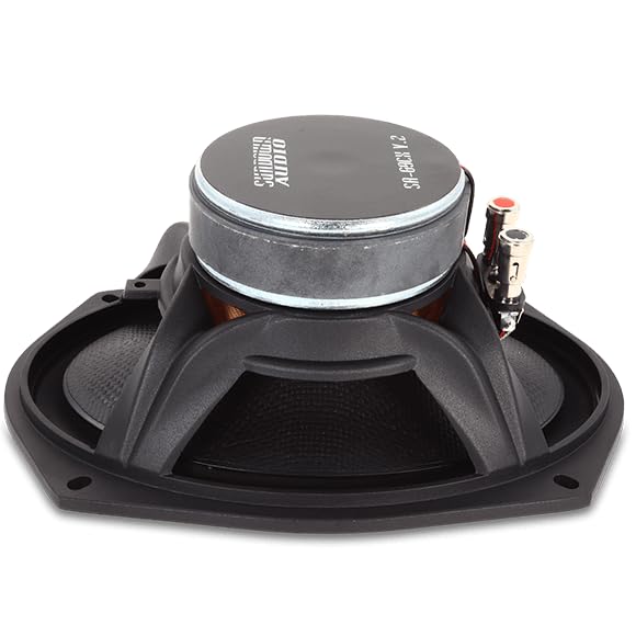 6"x9" Coaxial Car Speakers Sundown Audio SA-69CX - 125W RMS (Pair) - Silk Dome Tweeter, Hybrid Fiber Cone, Cast Aluminum Frame, Integrated Adjustable Crossover for Premium Full Range Audio