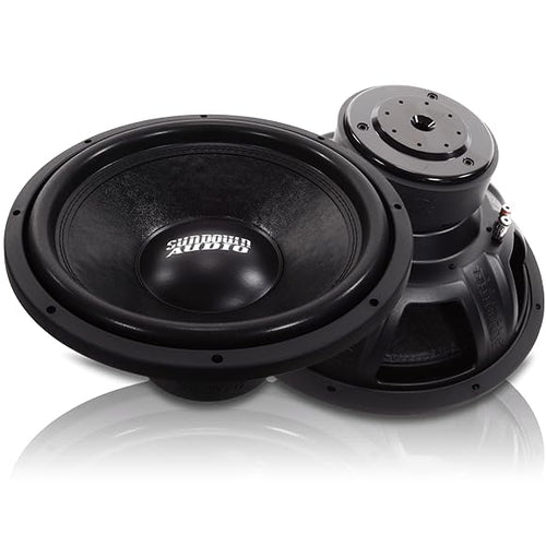 E Series v.4 Sundown Audio 15" D2 Car Subwoofer - 750W RMS / 1500W Peak, Dual 2-ohm Voice Coil, Optimized for Ported Enclosures, Deep Bass – E15v4D2