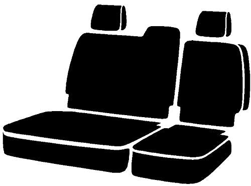 Custom Fit FIA SP82-65 Black Cover, Rear Split Seat 40/60 - Polyester (Black)