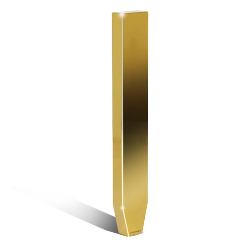 NRG Innovations M12 X 1.25 SK-600CG-12125 Aluminum Weighted Monolith Shift Knob, Chrome Gold