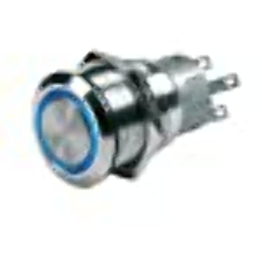 Push-Button BEP 80-511-0003-00 On/Off 12V Blue LED (Pack of 5 pcs)