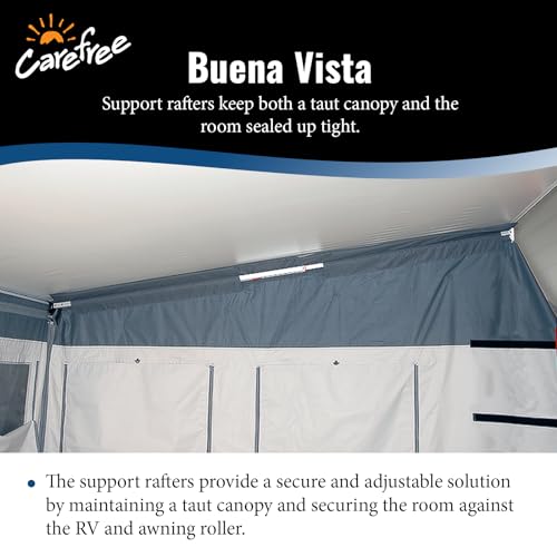 Buena Vista Room Carefree 211000A 10' - 11' Lightweight, Gray with Dark Gray Trim