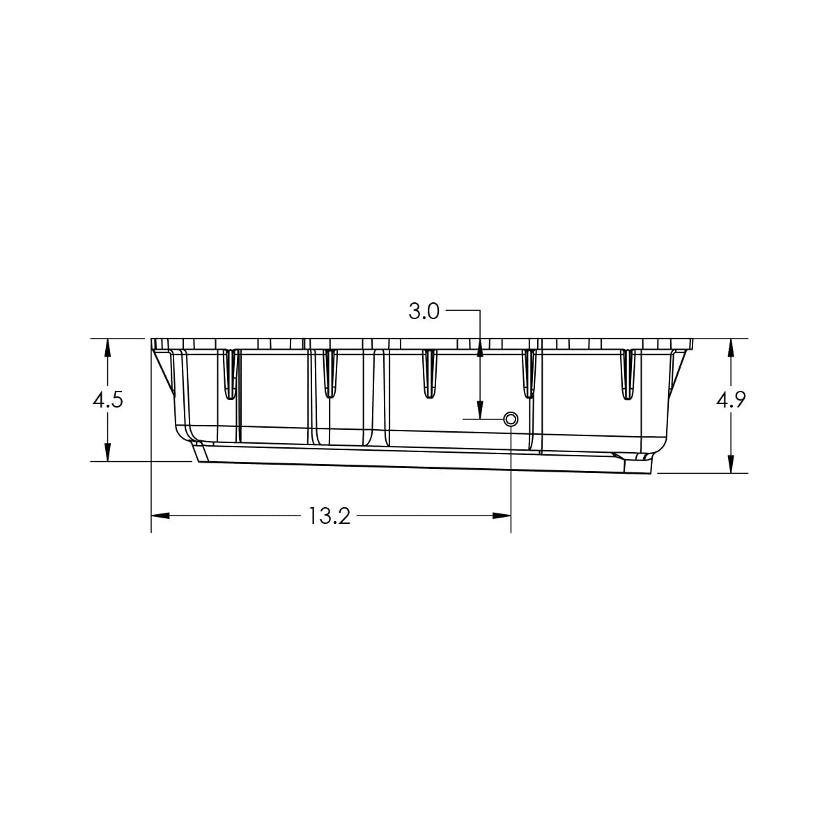 128051110 PPE Deep Heavy Duty Transmission Pan (BRUSHED) Compatible for 2020+ GMC Sierra 1500 or 2020+ Chevy Silverado 3.0L with Allison 10L80 Transmission