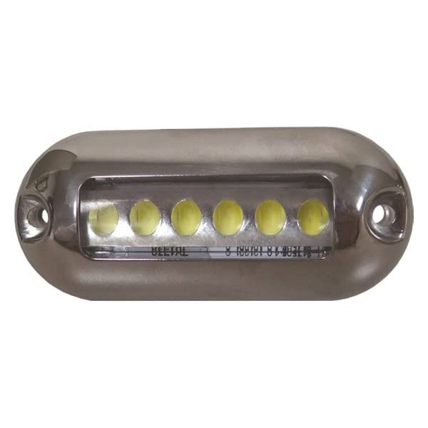 LED Underwater Light with Stainless Steel Bezel White