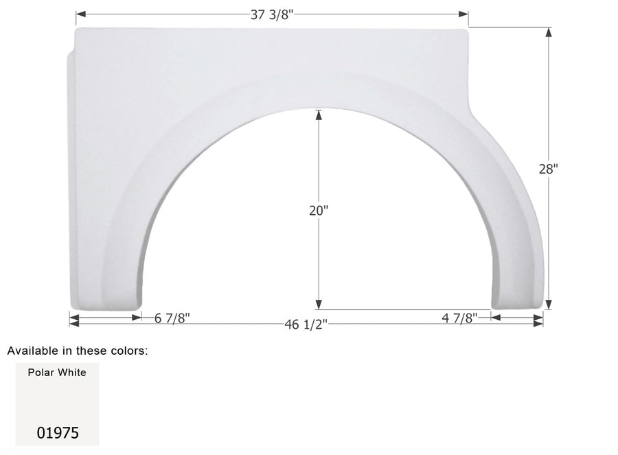 Fender Skirt ICON, Single, Damon, FS1975, Unpainted, RH