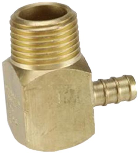 Metal Brass BestPEX 51144 Male Elbow, 0.375" Size