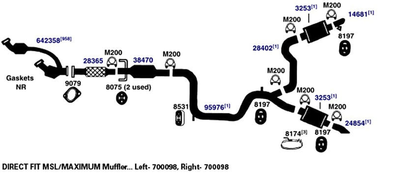 Exhaust Hanger AP Exhaust 8075