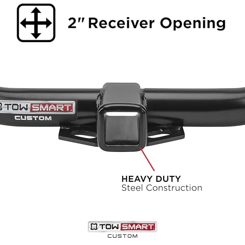 TowSmart Class III Custom Trailer Hitch – Fits 2011–2026 Dodge Durango, 2012-2021 Jeep Grand Cherokee, 2022 Grand Cherokee WK – 2” Receiver – 6,000 lb. GTW