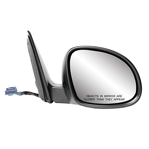 Mirror Passenger Side for VOLKSWAGEN Tiguan, Tiguan Limited Models, textured black w/PTM cover [Grey], w/turn signal, w/puddle lamp, w/memory, power folding), HP
