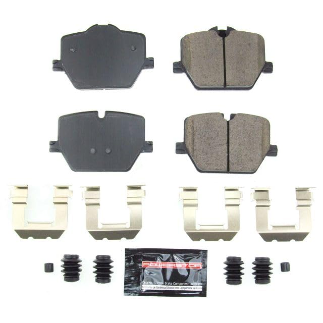 Power Stop Z23-2220 Z23 Evolution Sport Rear Carbon Fiber Infused Ceramic Brake Pads with Hardware