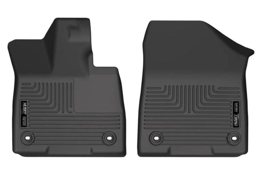 Weatherbeater Husky Liners Floor Mats | Fits 2021-2025 Toyota Sienna | Front Row, 2-pc Black - 18821