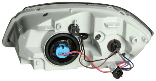 Chevrolet Cobalt Anzo USA 121154 Black Headlight Assembly - (Sold in Pairs)