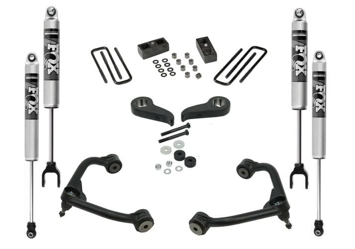 SUPERLIFT SUSPENSION RealTruck 3" Lift Kit for Silverado/Sierra | Complete Lift Kit with Front & Rear Fox 2.0 Series Shocks | K1013F | Fits 2020-2022 Chevrolet Silverado/GMC Sierra 2500/3500HD 4WD