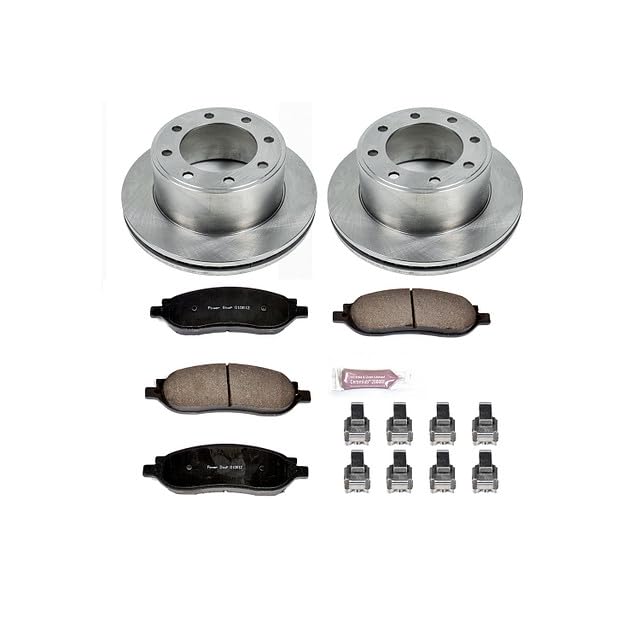 POWERSTOP Autospecialty KOE1799 Rear Replacement Brake Kit-OE Brake Rotors & Ceramic Brake Pads
