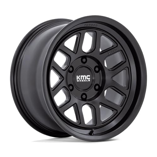 KMC Wheels 17X8.5 MESA FORGED MONOBLOCK 6X5.54.36 -10mm SATIN BLACK - KM446MX17856810N