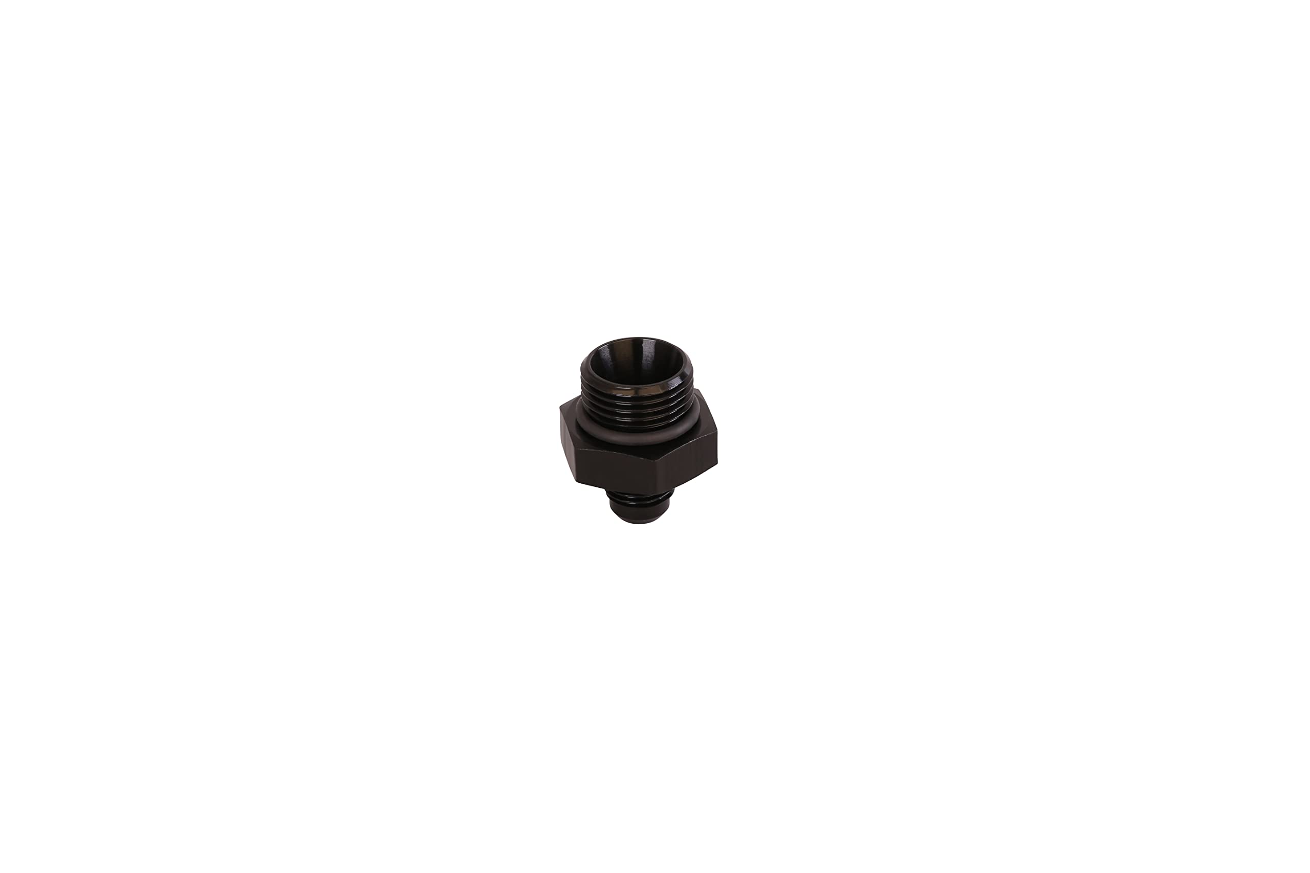 AN-10 O-ring Boss/AN-06 Male Flare Reducer Fitting, Aeromotive 15609 Blue