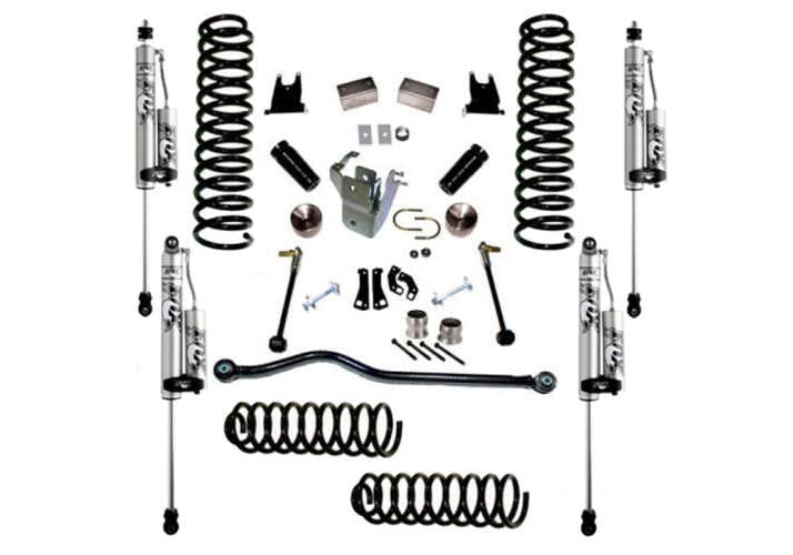 SUPERLIFT SUSPENSION RealTruck 4" Lift Kit for Jeep Wrangler JK | Complete Lift Kit with Fox 2.0 Reservoir Shocks | K928FX | Fits 2007-2018 Jeep Wrangler JK Unlimited 4 Door