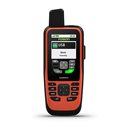 Garmin GPSMAP 86i, Handheld Floating GPS with Button Operation, Inreach Satellite Communication Capabilities, Stream Boat Data from Compatible Chartplotters