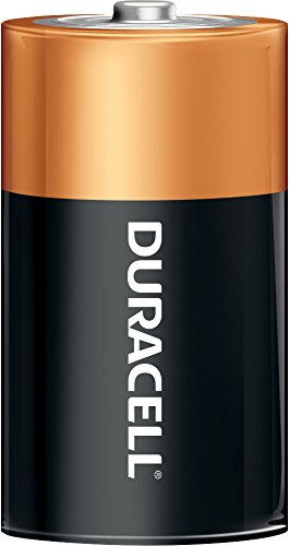 CopperTop Duracell D Alkaline Batteries with recloseable package - long lasting, all-purpose D battery for household and business - 4 count