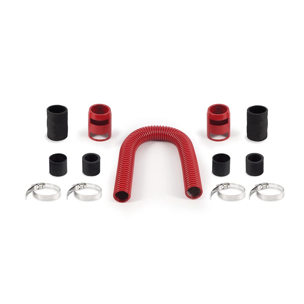 Mishimoto Universal Flexible Stainless Steel Radiator Hose Kit, 24”, Red