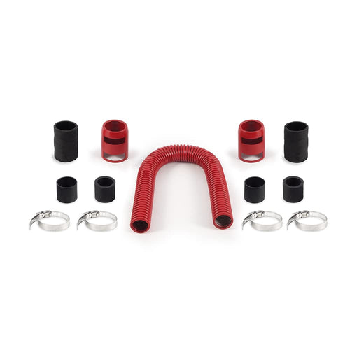 Mishimoto Universal Flexible Stainless Steel Radiator Hose Kit, 24”, Red
