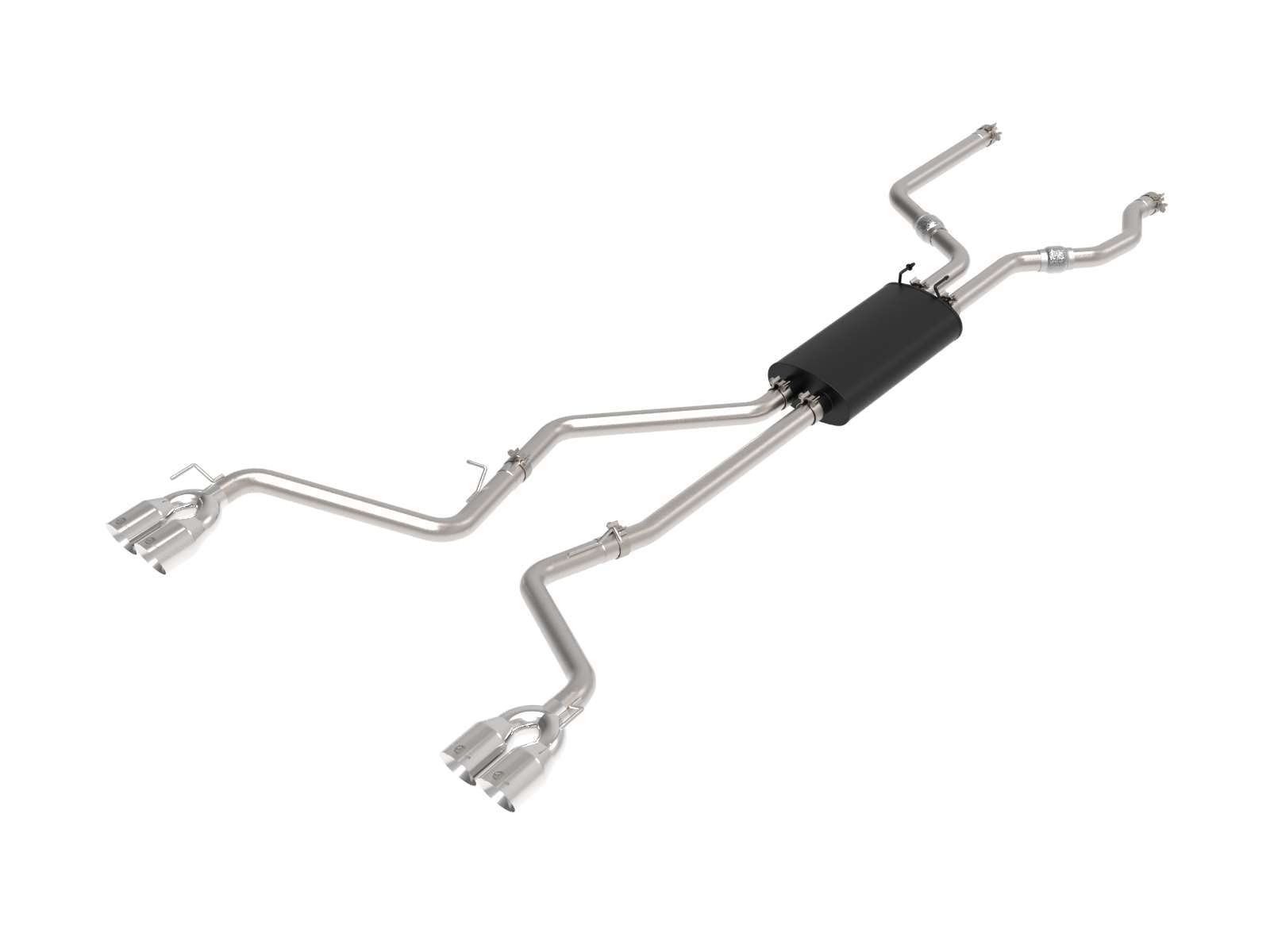 aFe Power 304 Stainless Steel MACH Force-Xp Cat-Back Exhaust System w/Polished Tip Fit Ford Explorer ST 20-22 V6-3.0L (tt) 49-33139-P