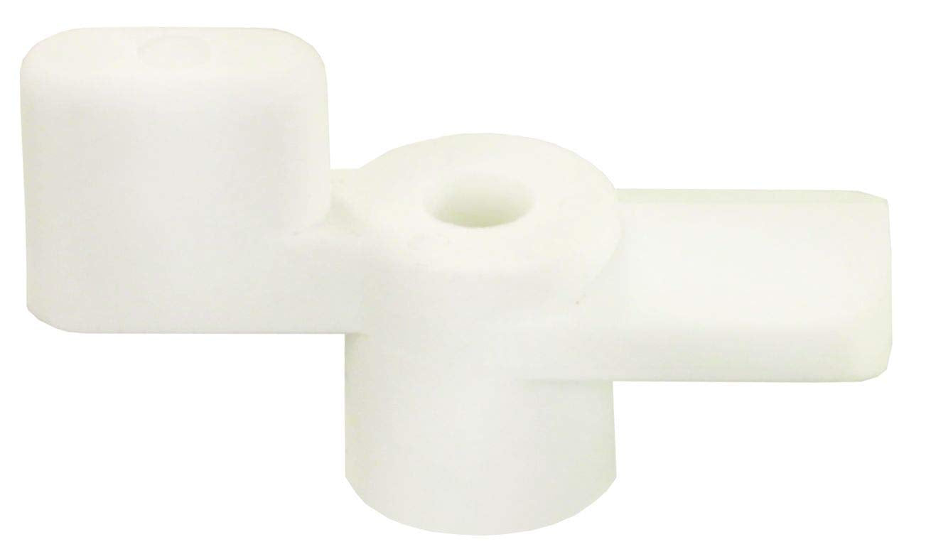 1/4" JR Products Fold Down White Entry Door Holder