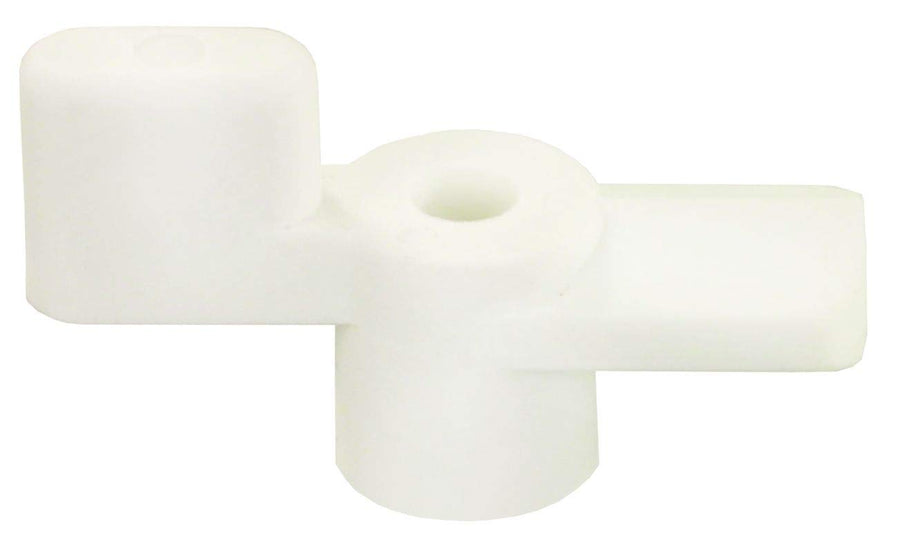 1/4" JR Products Fold Down White Entry Door Holder