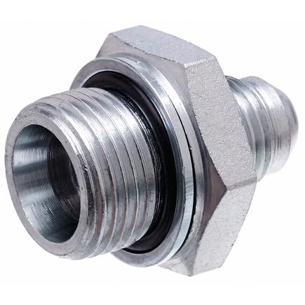 G63650-0806 Male DIN 24 Cone - Heavy Series to JIC 37 Male Flare (Metric Conversion)
