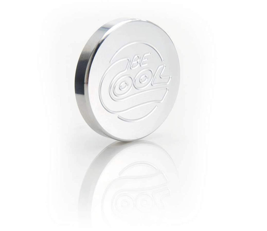 70001 Be Cool Natural Finish Billet Aluminum Round-Style Radiator Cap, 1 Pack