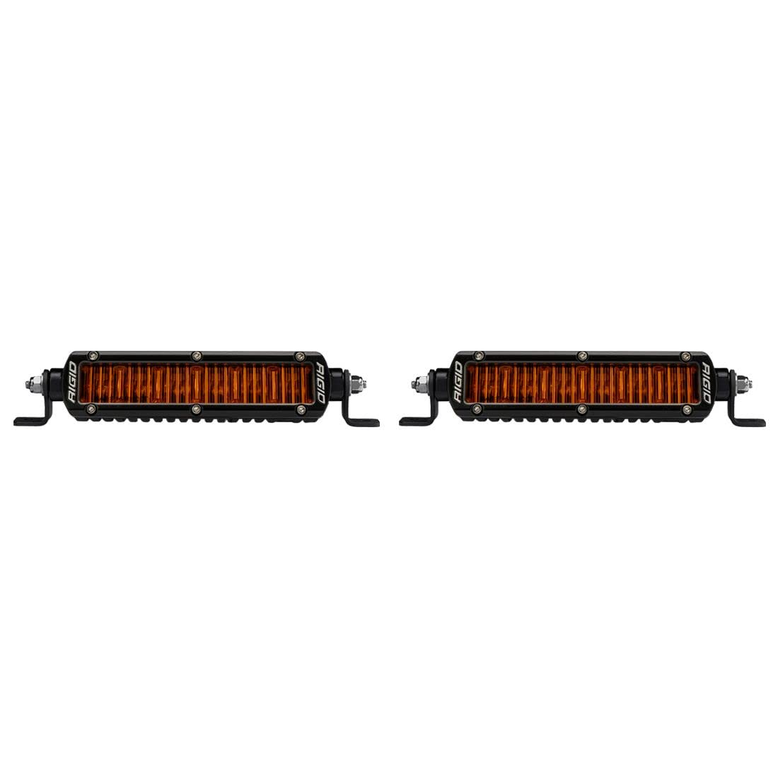 SR-Series RIGID INDUSTRIES SAE 6 Inch with Amber PRO Lens | Pair