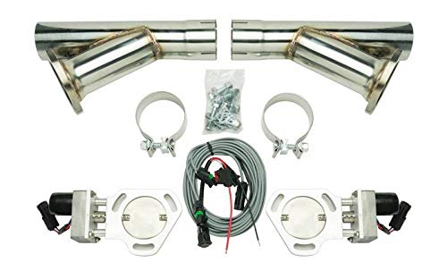 PYPES HVE10K PERFORMANCE EXHAUST 2.5in Dual Exhaust Cutout Kits Pair w/YPipe