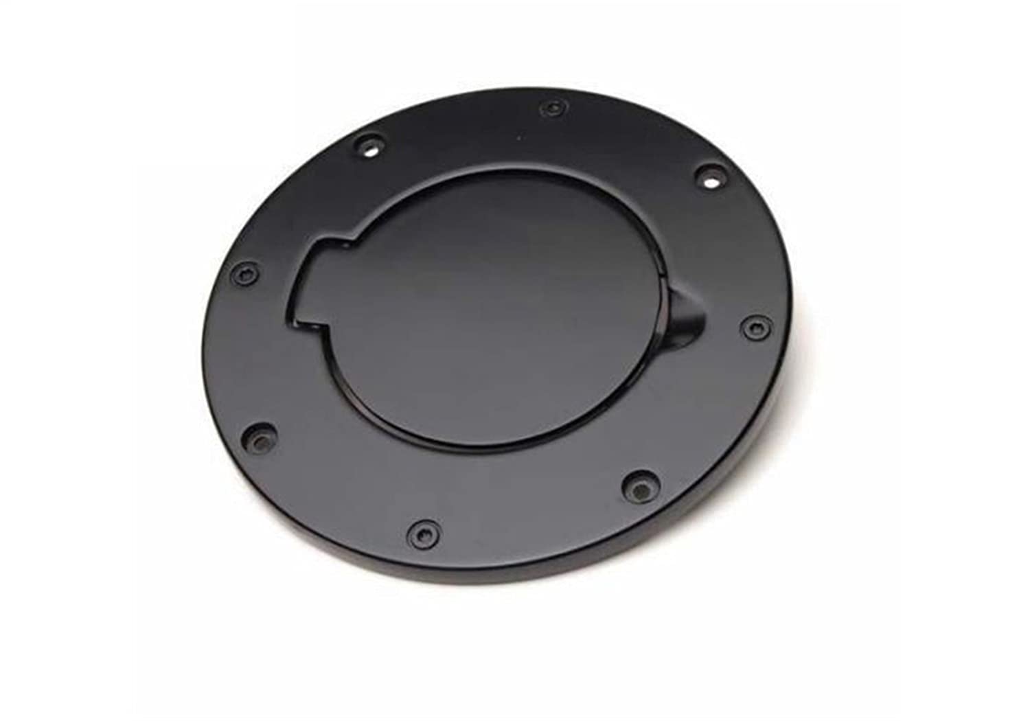 Rampage Products Fuel Door Cover Rampage | Billet Style, Aluminum, Black | 75006 | Fits 1997 - 2006 Jeep Wrangler TJ