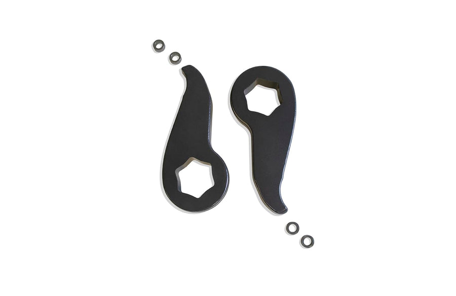 Part# 841813 MAXTRAC SUSPENSION'S is A Pair of Leveling Torsion Keys W/Shock Extenders Forged from Steel & Powder Coated Grey