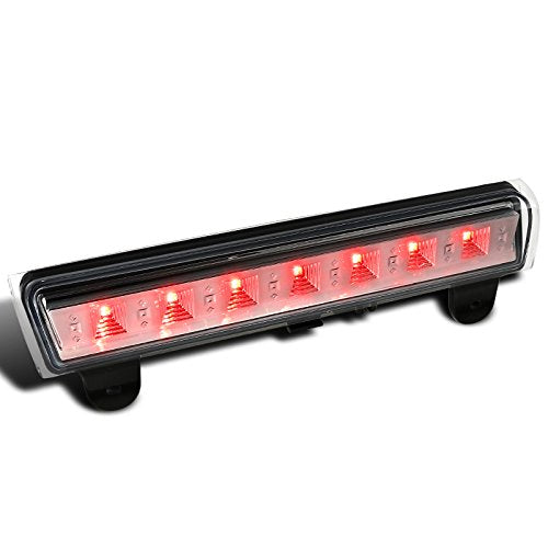 Chevy Tahoe Suburban Spec-D Tuning LT-DEN00RBCLED-CY GMC Yukon XL Clear LED Rear Tail 3rd Brake Stop Light