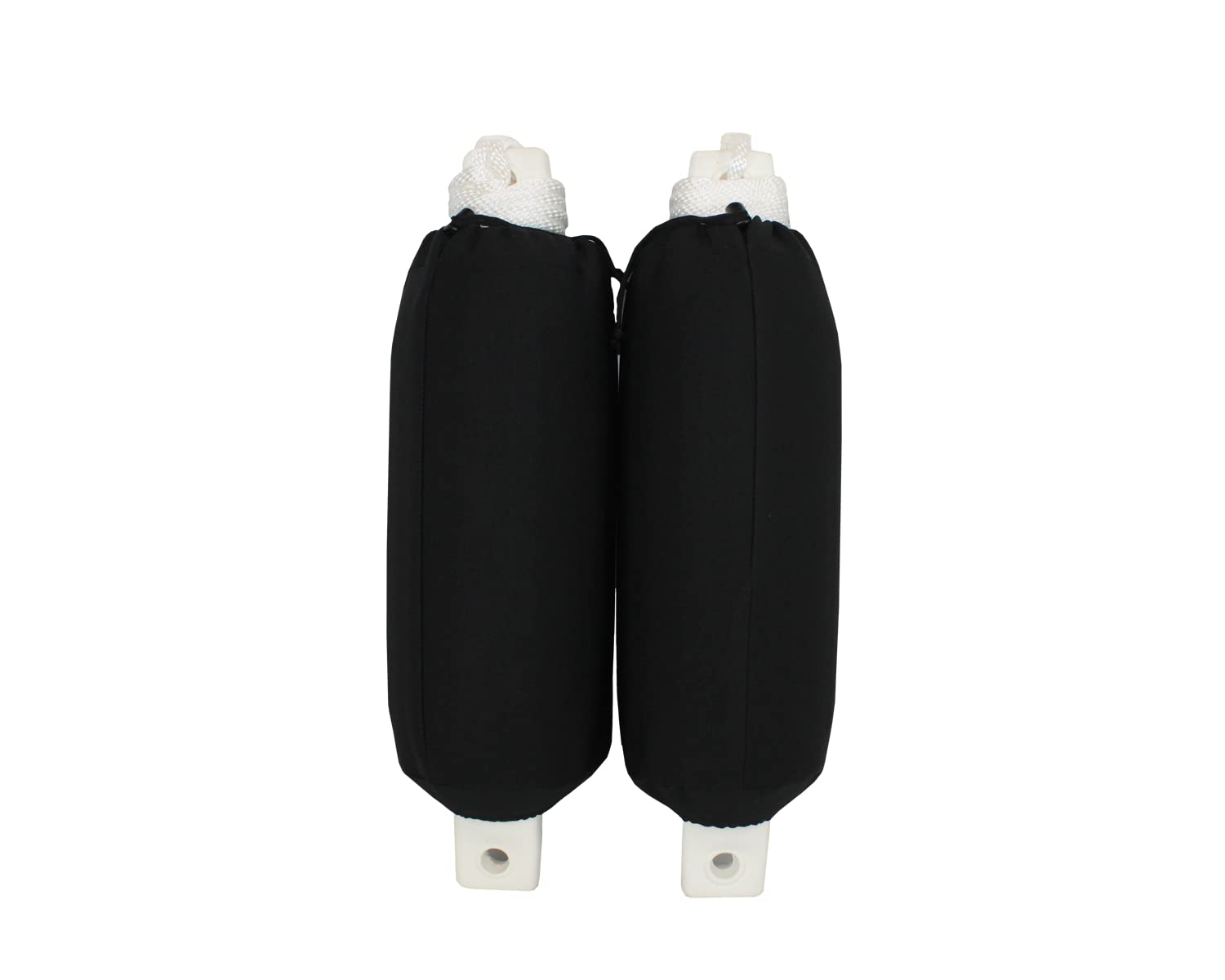 Fender AO Coolers Rotomolded Boat Bumper Kit Includes Neoprene Sleeve Covers and Tie-Off Ropes - 2 Pack - 6.5” x 23”