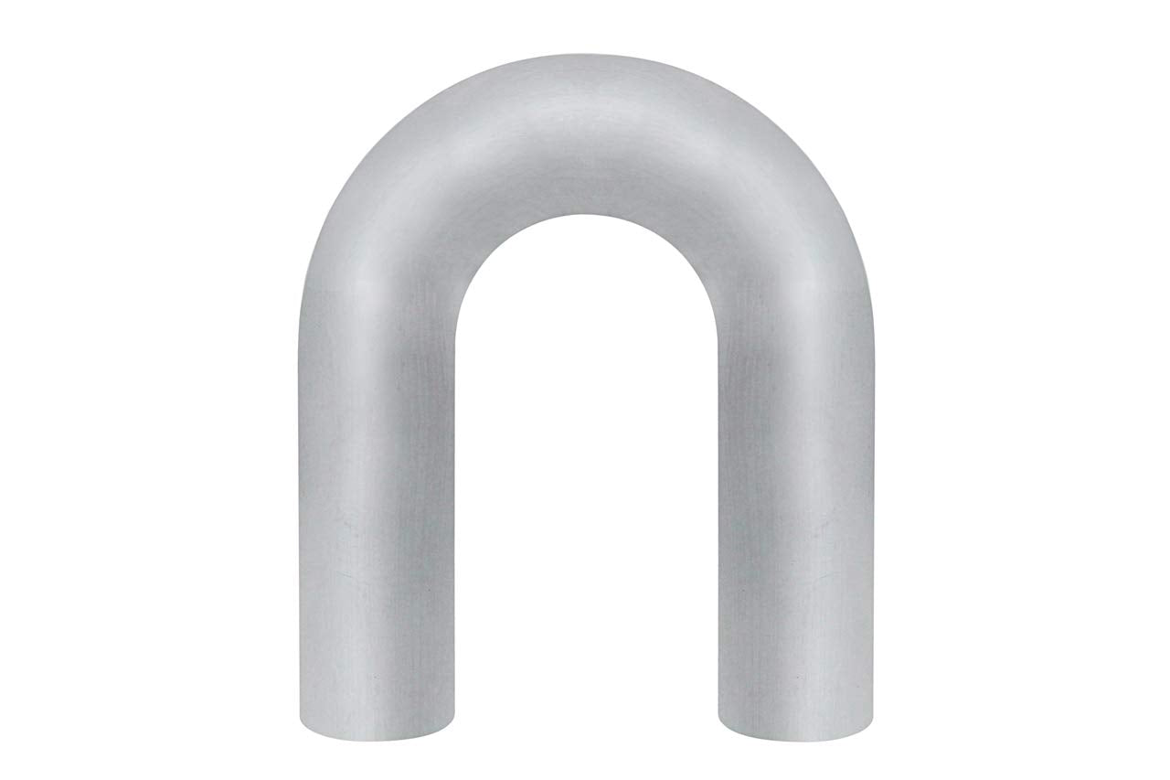 HPS 6061 T6 Aluminum Elbow Pipe Tubing AT180-325-CLR-45, 16 Gauge, 180 U Bend, 3.25" OD, 0.065" Wall Thickness, 4-1/2" Center Line Radius