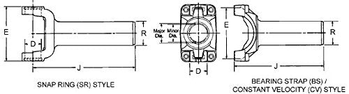 Slip Spicer Yoke 2-3-6081X