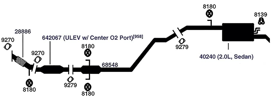 Hanger AP Exhaust 8139