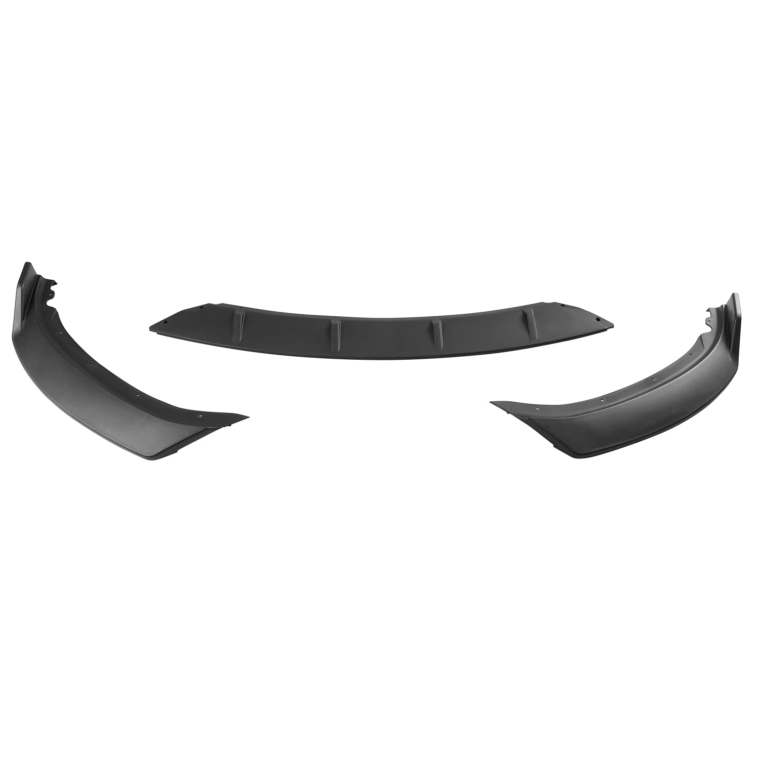 Matte Black Spec-D Tuning Front Bumper Lip Spoiler Splitter Body Kits Compatible with Ford F30 F35 2016-2019