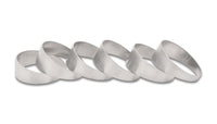 Power Vibrant 13630 Pie Cuts, 304 Stainless Steel, Natural, 3.00 in. Outside Diameter, 2.75 in. Centerline Radius, 15 degree per cut, Set of 6