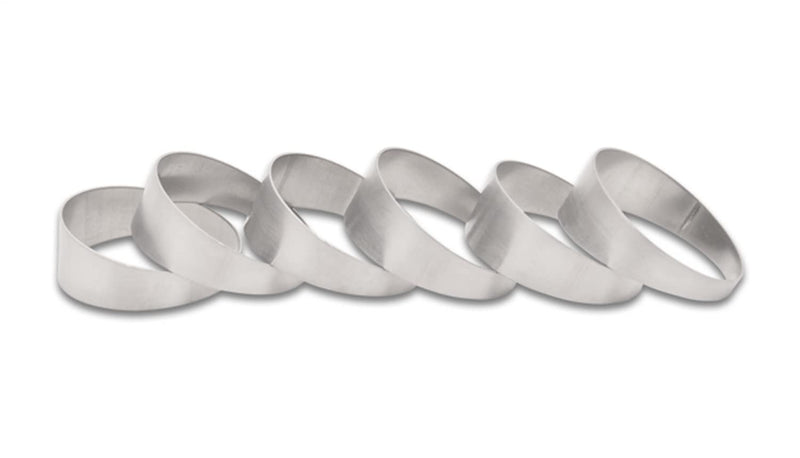 Power Vibrant 13630 Pie Cuts, 304 Stainless Steel, Natural, 3.00 in. Outside Diameter, 2.75 in. Centerline Radius, 15 degree per cut, Set of 6