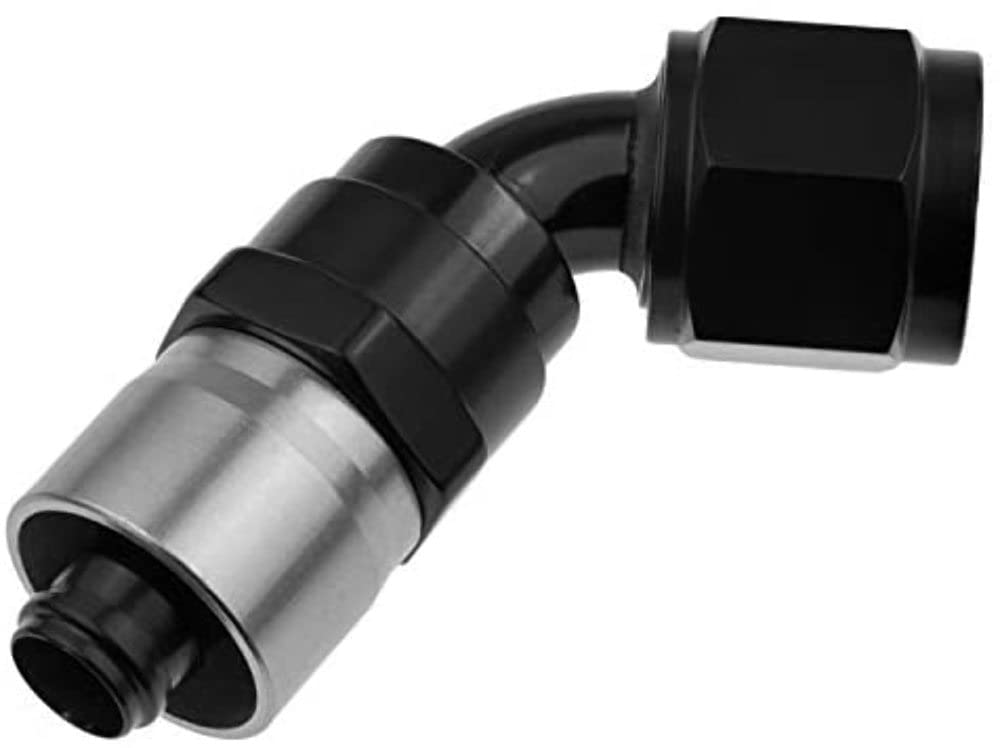 7060-12-2 Redhorse Performance Crimp Style Hose End (Black), 1 Pack