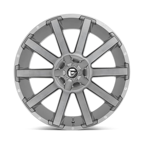 1PC Fuel D714 24X12 5X5.0/5.5 BRSH-GNMTL-TTC -44MM - D71424205747