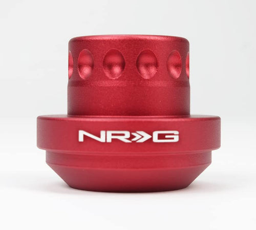 NRG Innovations Steering Wheel NRG-SRK-RL142H-RD Quick Release Short Hub Adapter Compatible with Datsun 510 620 720 240Z 260Z 280Z, Red Body